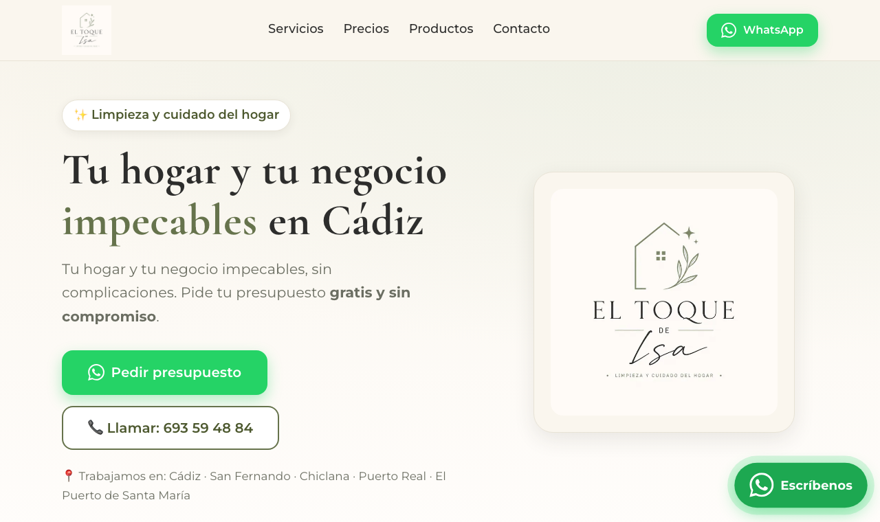 Web de El Toque de Isa